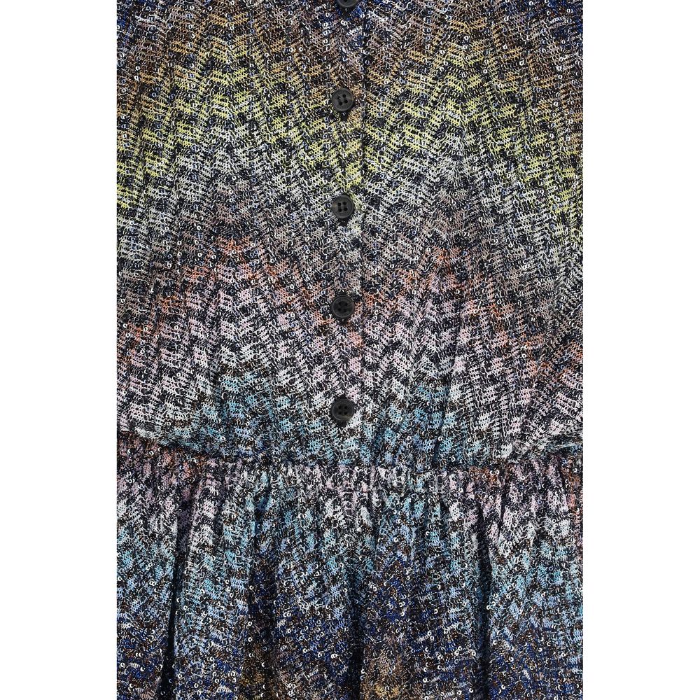 Missoni Mehrfarbiges Freizeitkleid aus Viskose