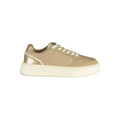 U.S. POLO ASSN. Damen-Sneaker aus beigem Polyurethan