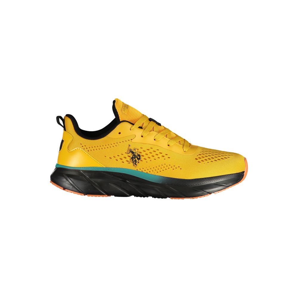 U.S. POLO ASSN. Gelber Herren-Sneaker aus Polyester