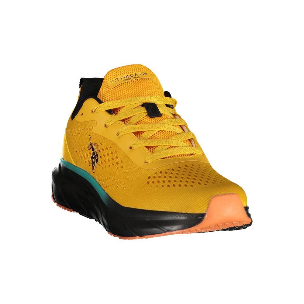 U.S. POLO ASSN. Gelber Herren-Sneaker aus Polyester
