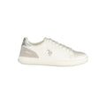 U.S. POLO ASSN. "Weiße Damen-Sneaker aus Polyurethan"