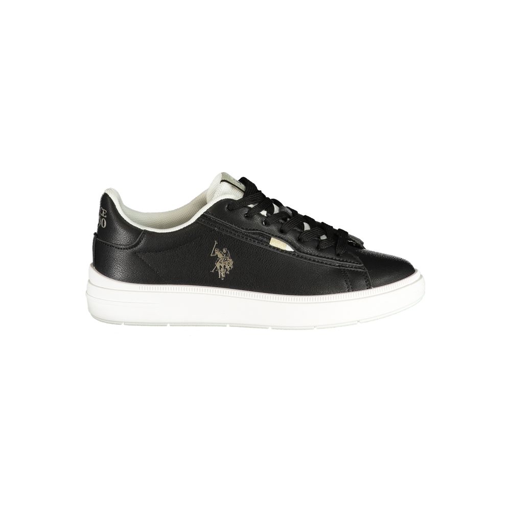 U.S. POLO ASSN. Nero Damen-Sneaker aus Polyurethan
