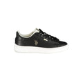 U.S. POLO ASSN. Nero Damen-Sneaker aus Polyurethan