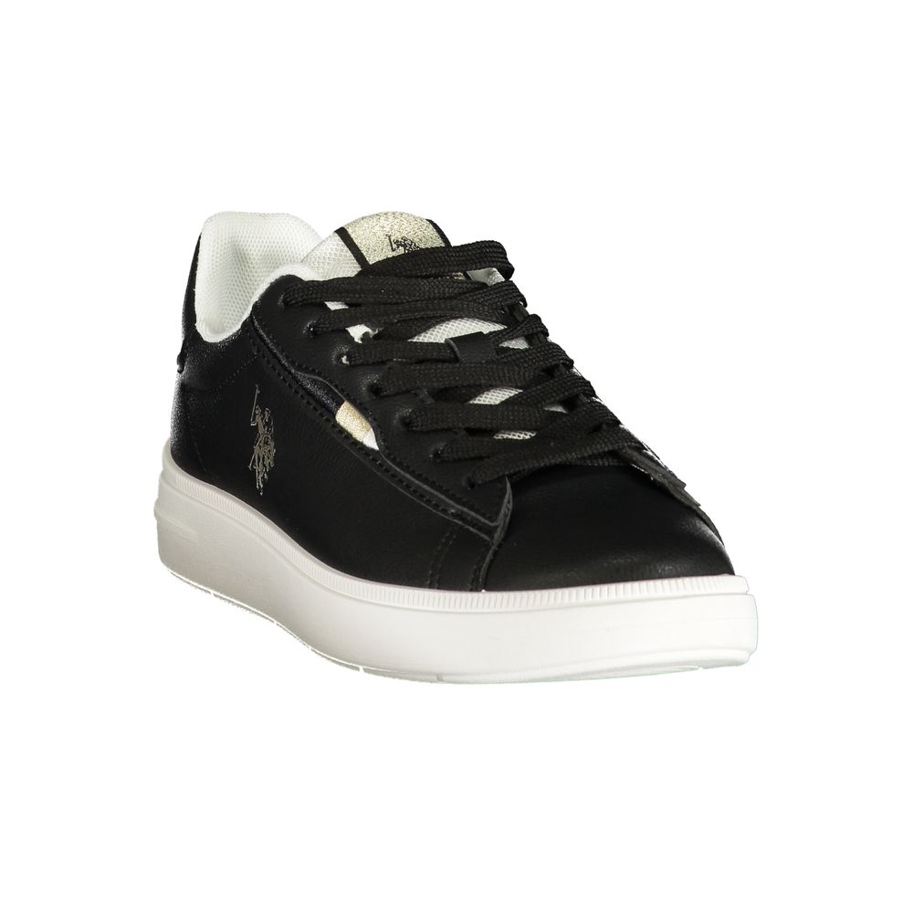 U.S. POLO ASSN. Nero Damen-Sneaker aus Polyurethan