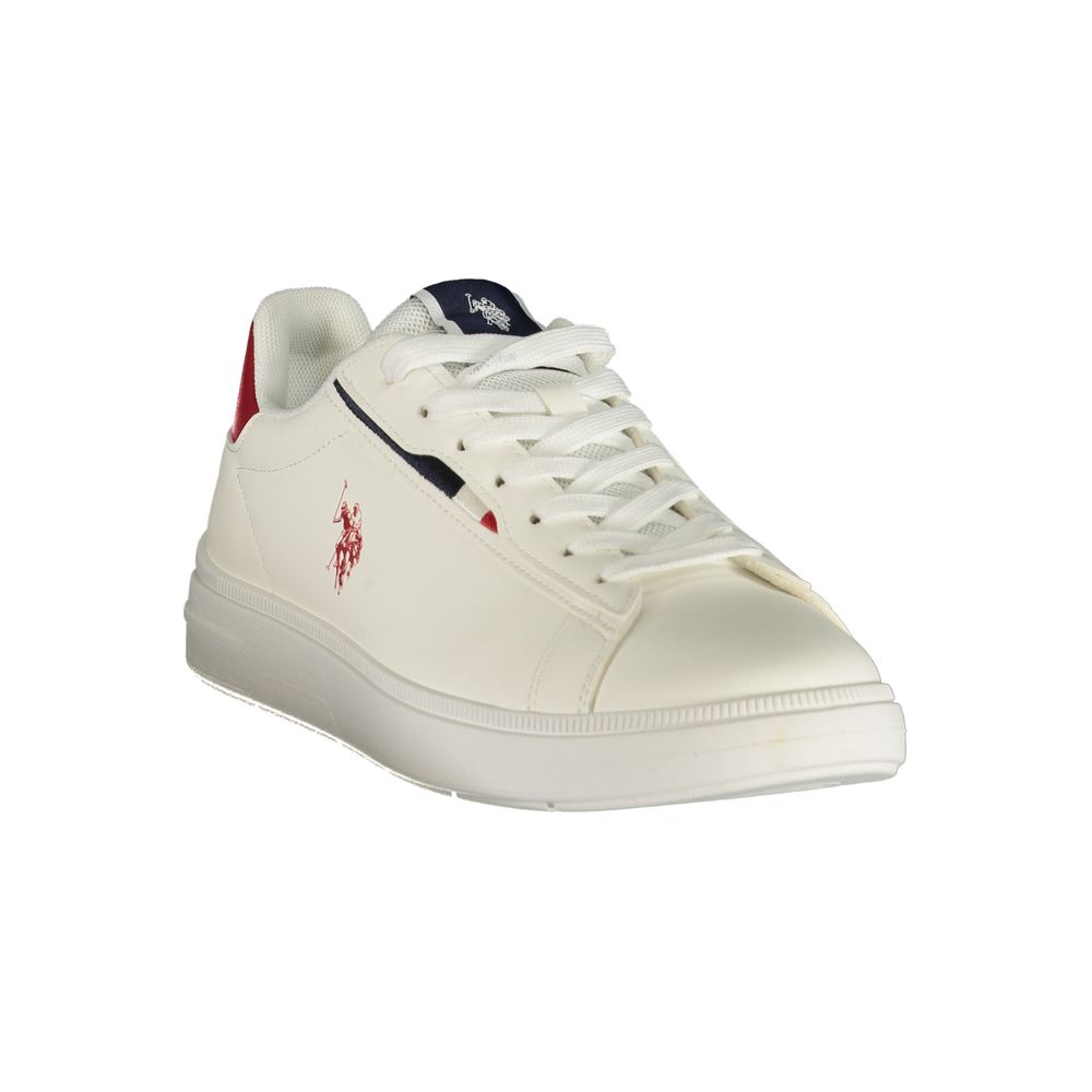 U.S. POLO ASSN. Herren-Sneaker aus weißem Polyurethan