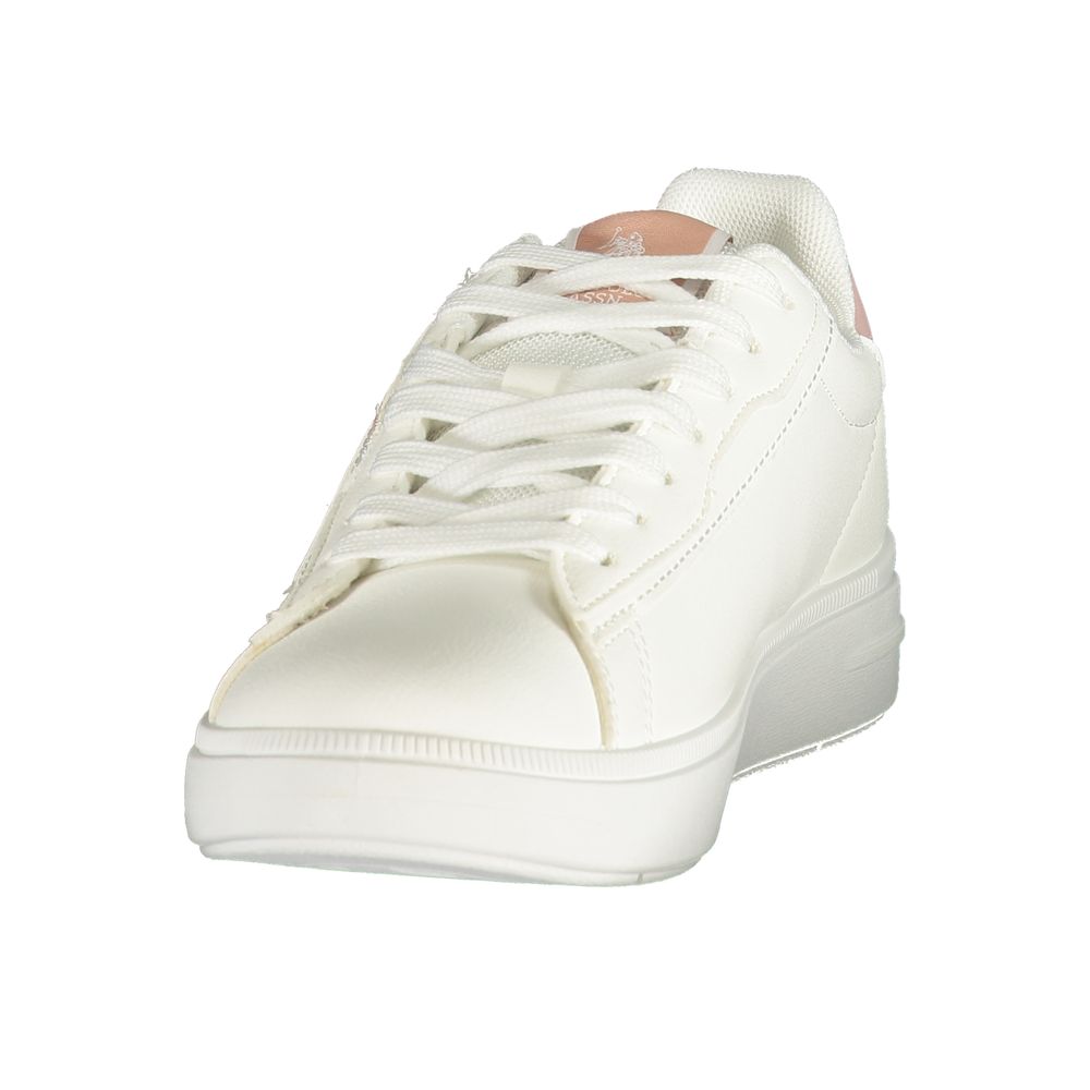 U.S. POLO ASSN. Weiße Sneaker aus Polyester
