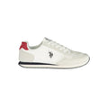 U.S. POLO ASSN. Herren-Sneaker aus weißem Polyurethan
