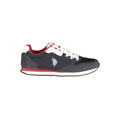 U.S. POLO ASSN. Blauer Sneaker aus Polyurethan für Herren