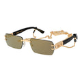 Dsquared² Sonnenbrille aus Goldmetall