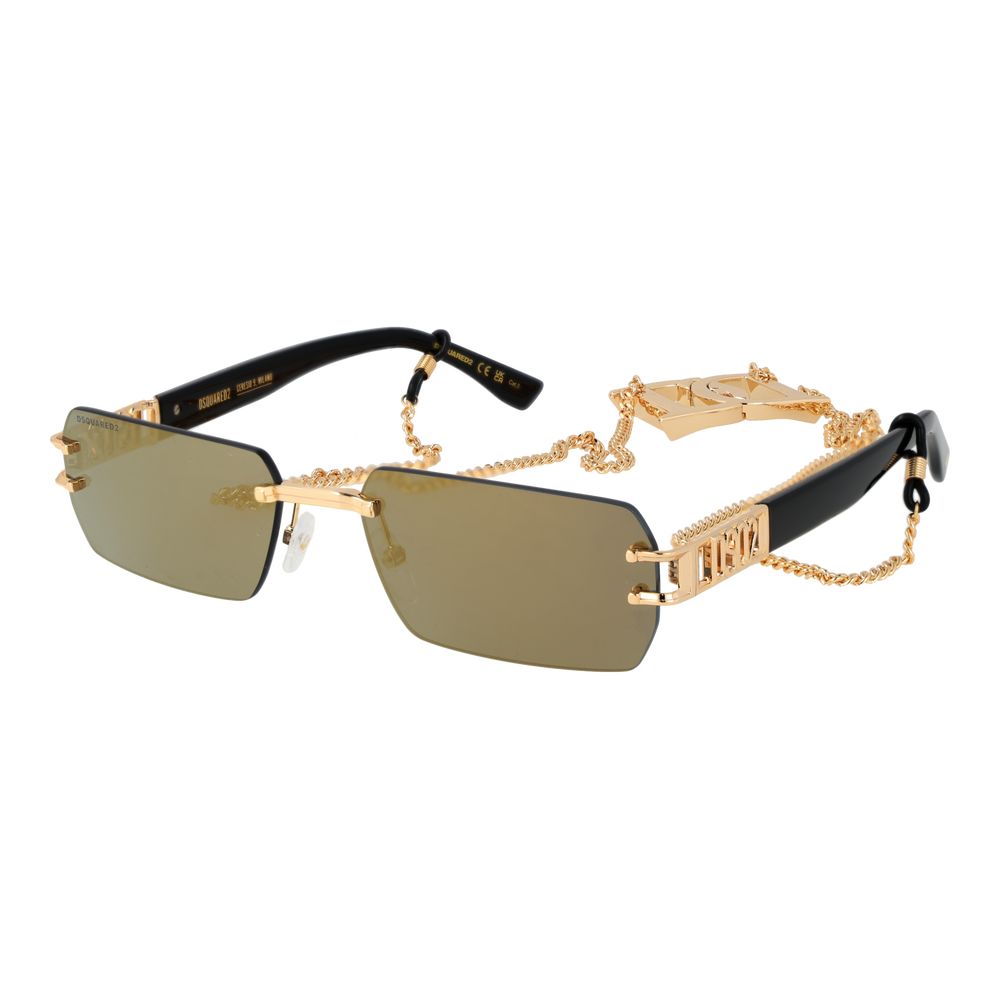 Dsquared² Sonnenbrille aus Goldmetall