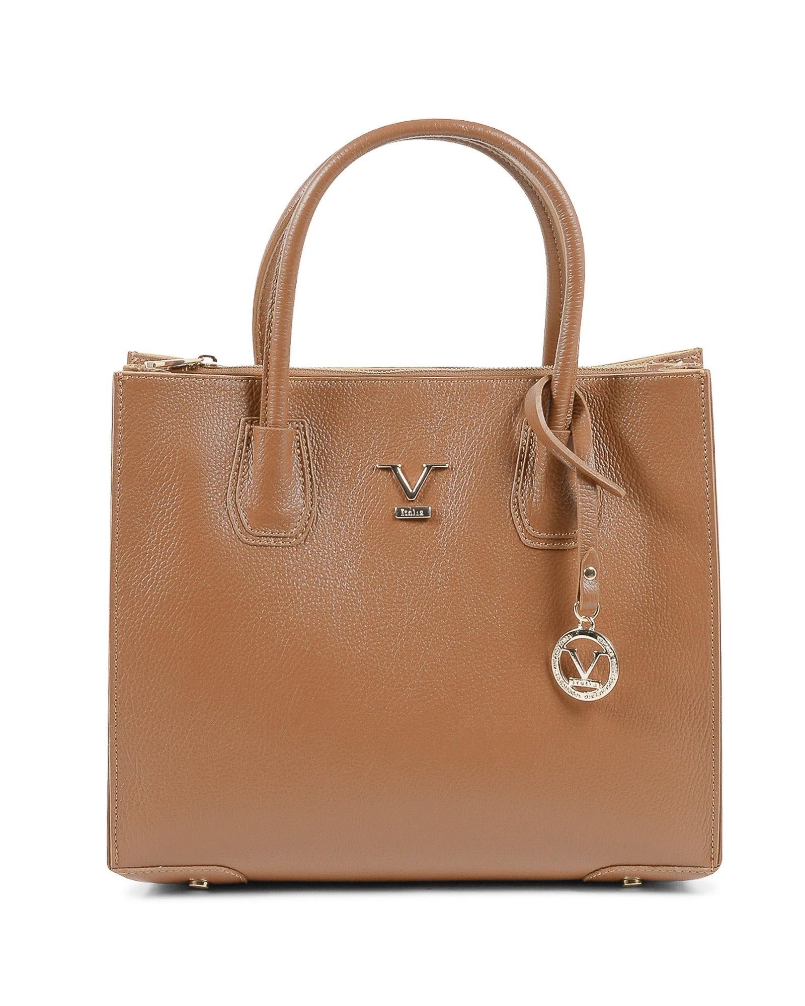 19V69 Italia Braune Ledertasche