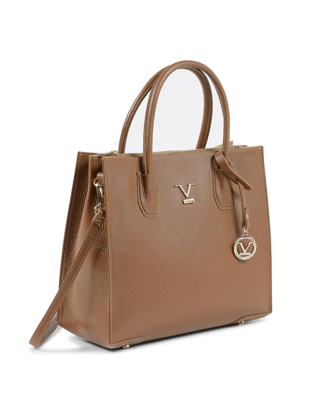 19V69 Italia Braune Ledertasche