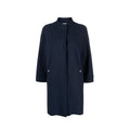 Herno Blauer Mantel aus Elastan
