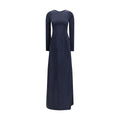 Maison Margiela Blaues Kupferfarbenes Freizeitkleid