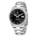 Maserati Silberne Edelstahl-Dresswatch