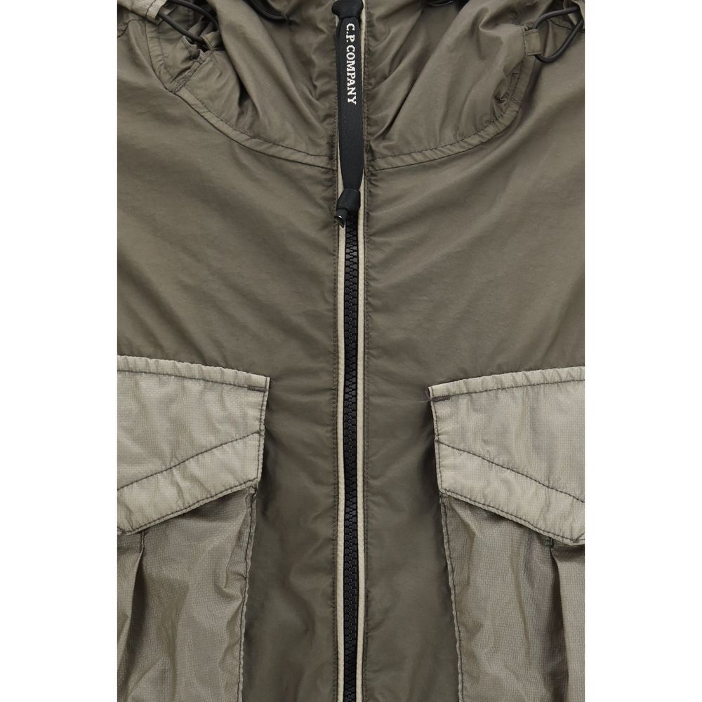 C.P. Company Zweifarbige Polyamid-Shell-Jacke