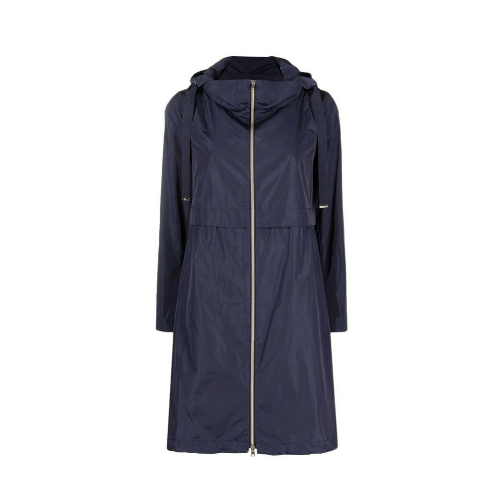 Herno Blauer Polyester-Mantel