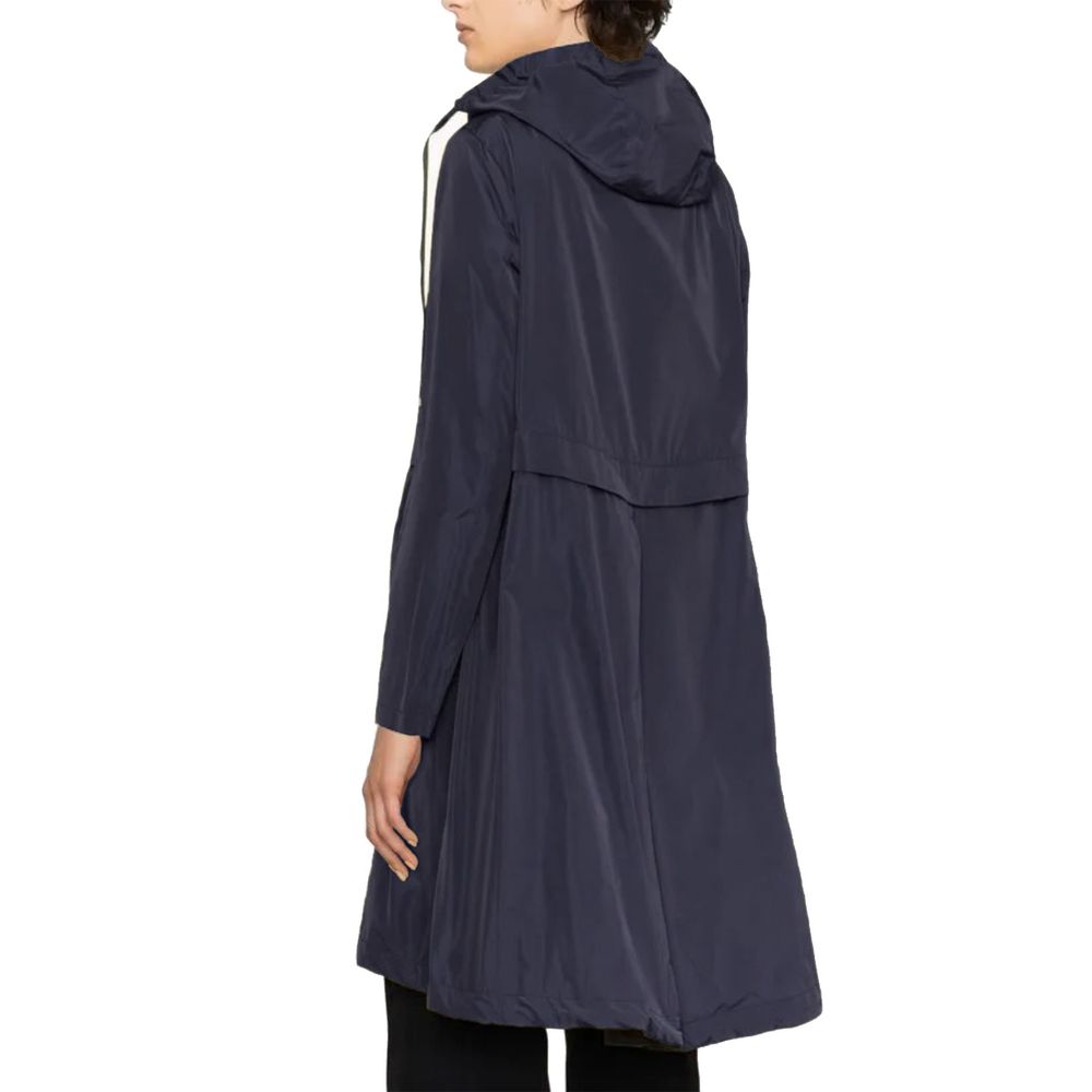 Herno Blauer Polyester-Mantel