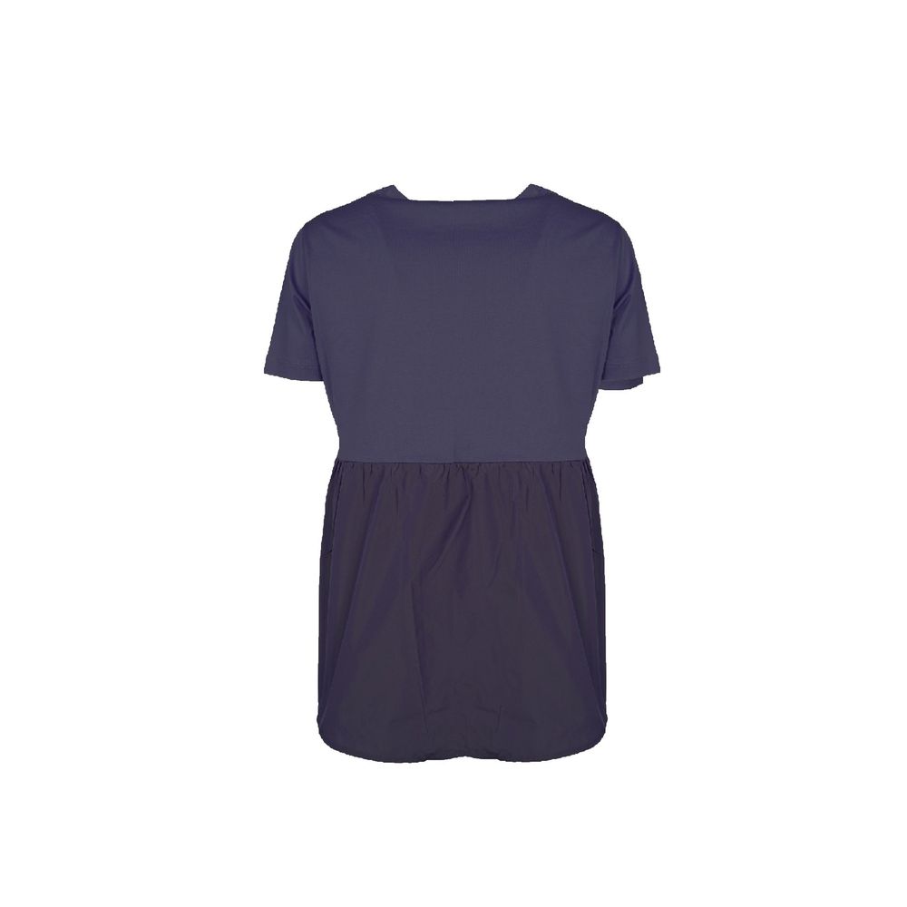 Herno Blaues Baumwoll-T-Shirt
