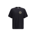 Versace Jeans Schwarzes Baumwoll-T-Shirt