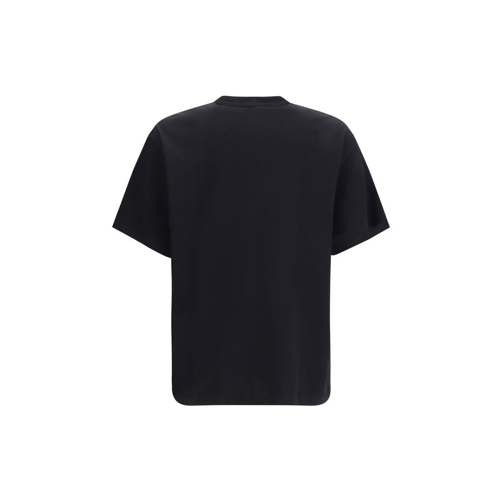 Versace Jeans Schwarzes Baumwoll-T-Shirt
