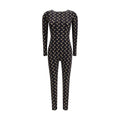 Marine Serre Brauner Polyamid-Jumpsuit