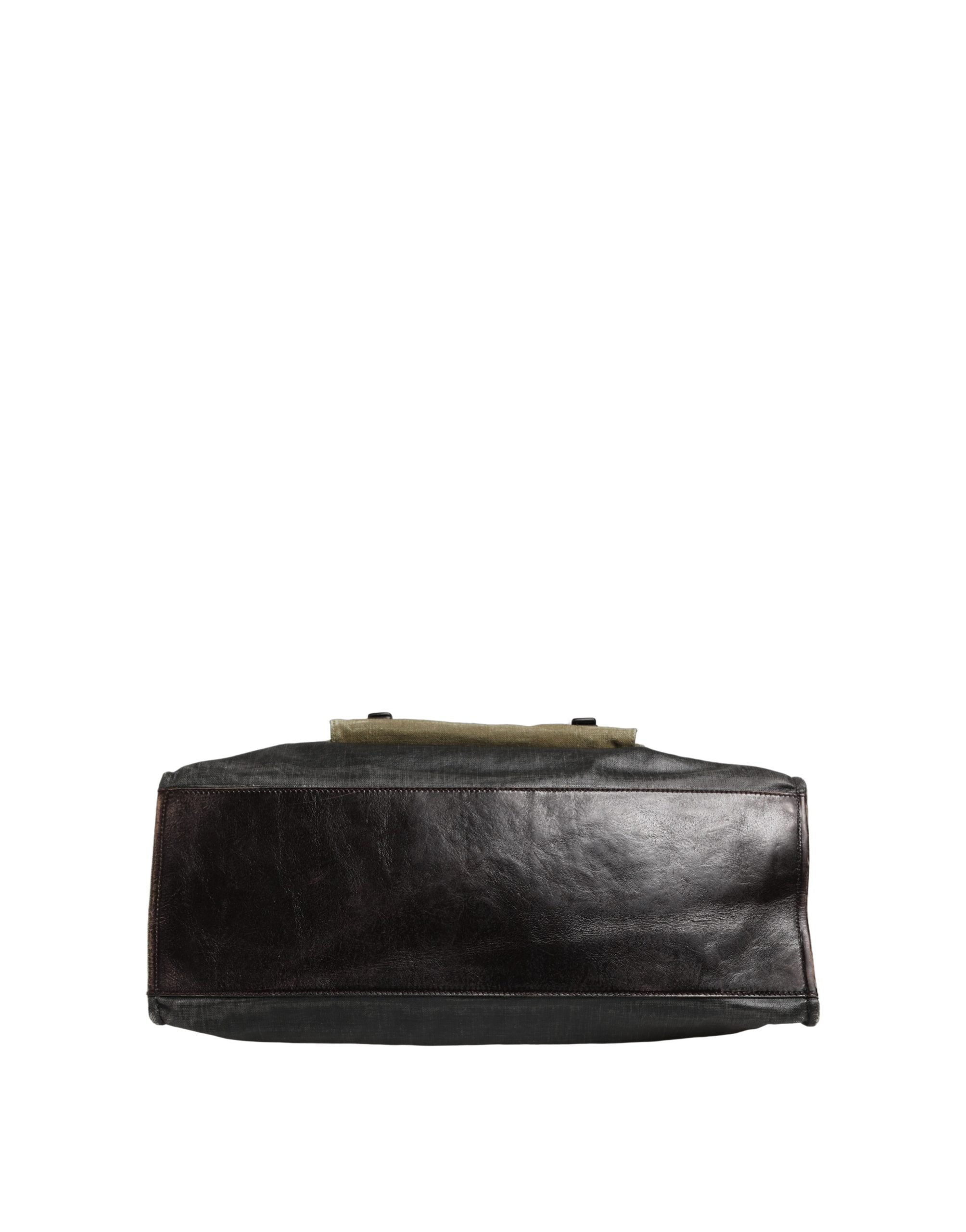 Dolce & Gabbana Militärgrüne zweifarbige Tote Reisetasche Schultertasche