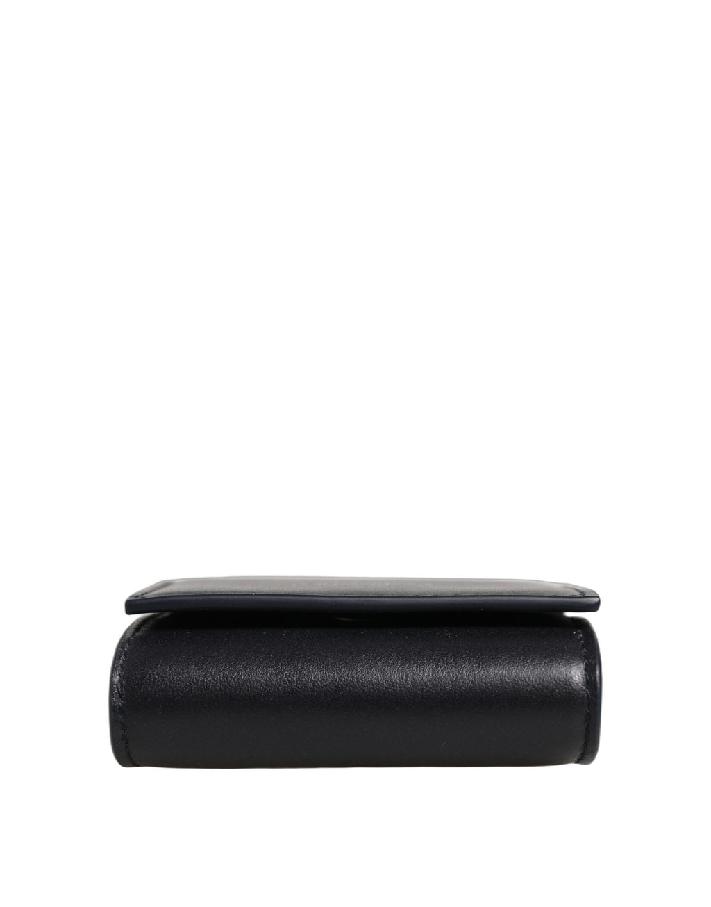 Dolce & Gabbana Brieftasche aus schwarzem Kalbsleder mit Logo-Print und Münzfach