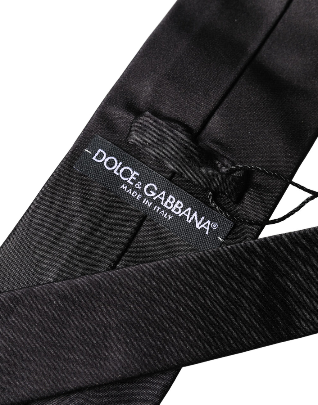 Dolce & Gabbana Braune Seidenkrawatte mit Logo-Stickerei, verstellbar für Herren