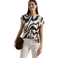 Street One Braunes Viskose-T-Shirt