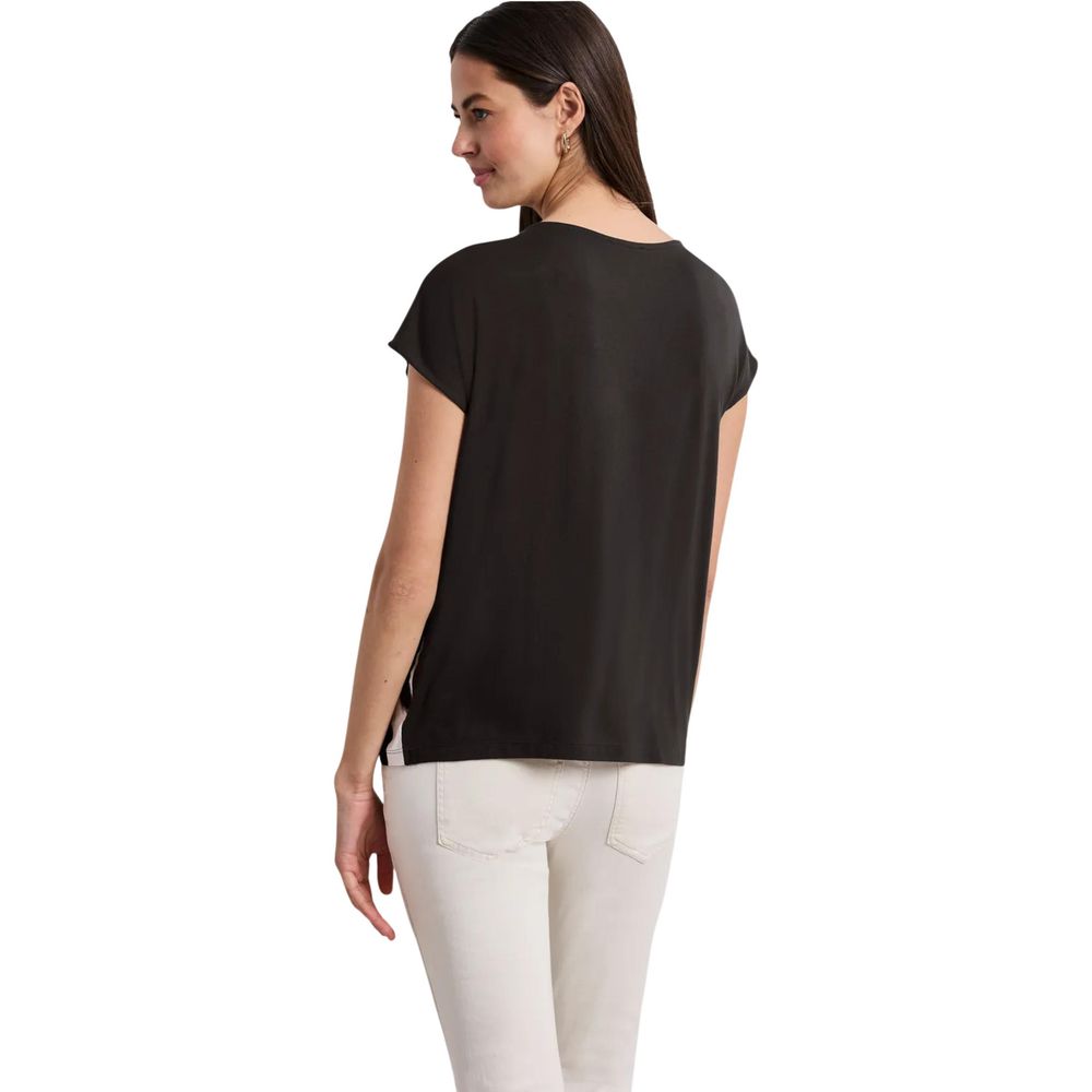 Street One Braunes Viskose-T-Shirt