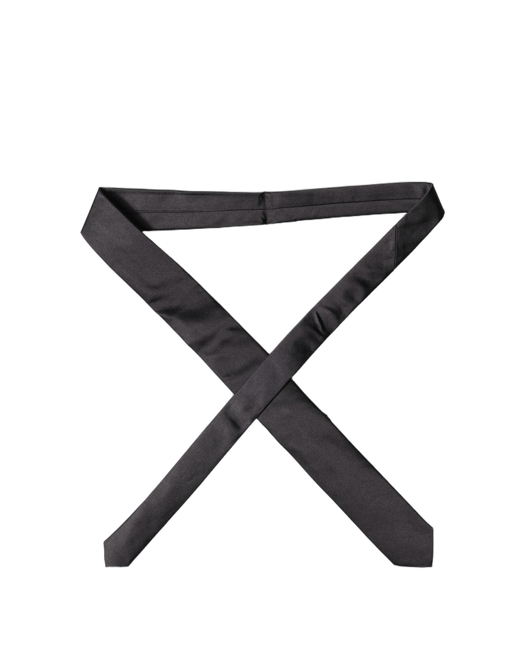 Dolce & Gabbana Schwarze Seidenkrawatte für Herren, 100% Seide, verstellbar