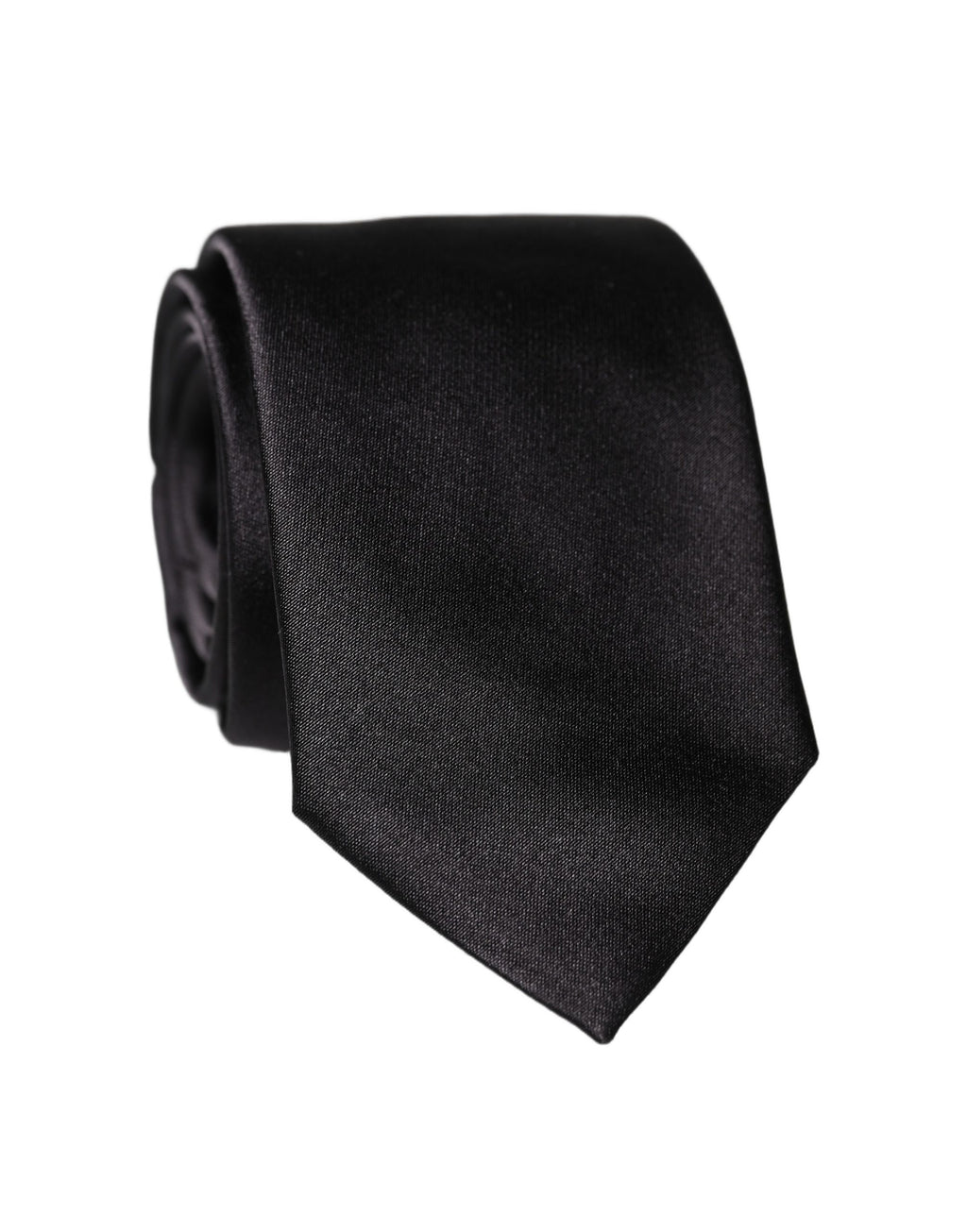 Dolce & Gabbana Schwarze Seidenkrawatte für Herren, 100% Seide, verstellbar