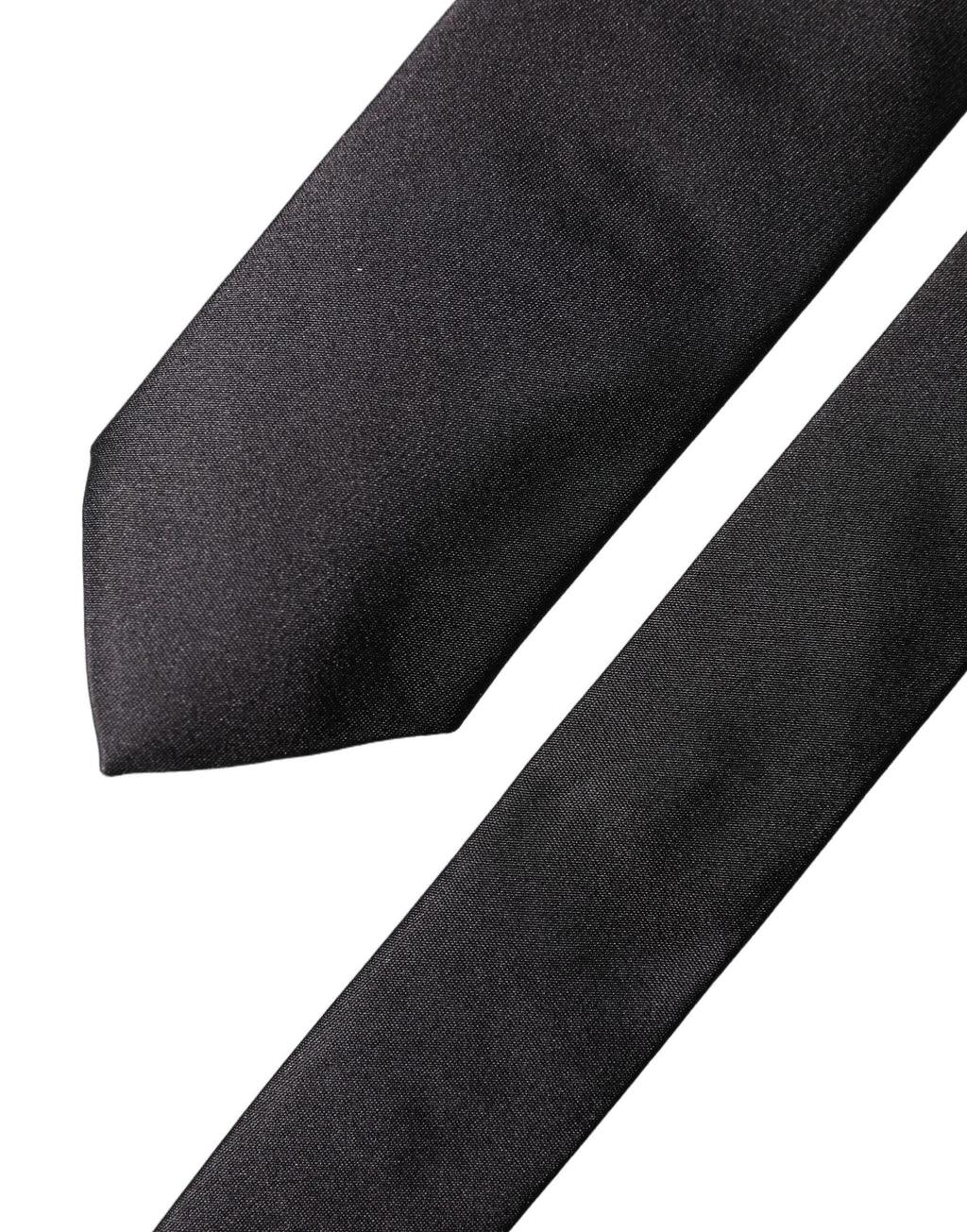 Dolce & Gabbana Schwarze Seidenkrawatte für Herren, 100% Seide, verstellbar