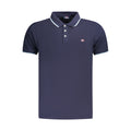 Norway 1963 Blaues Baumwoll-Poloshirt für Herren