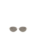 Balenciaga Sonnenbrille aus silbernem Metall