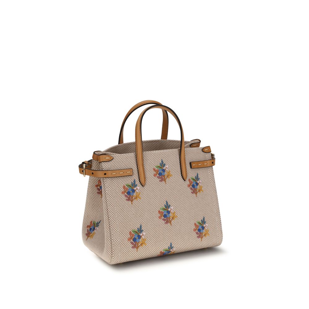 Valentino Garavani Beige Stoff-Handtasche