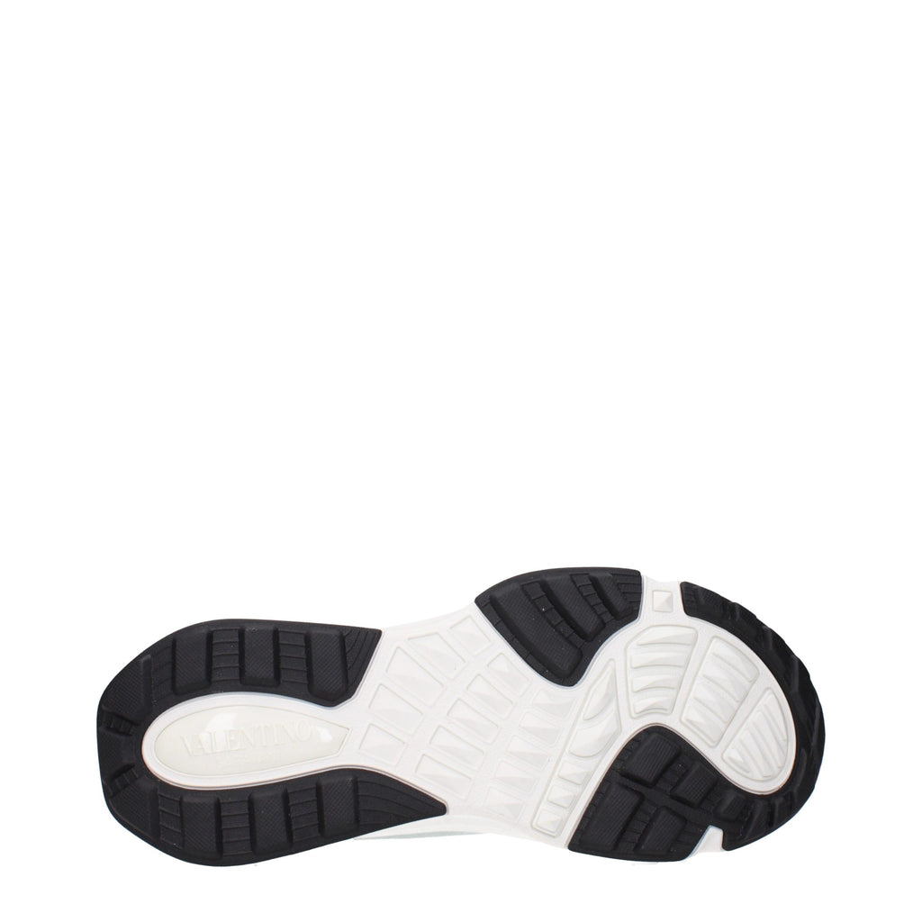 Valentino Garavani Graue Stoff-Sneaker mit niedrigem Schaft