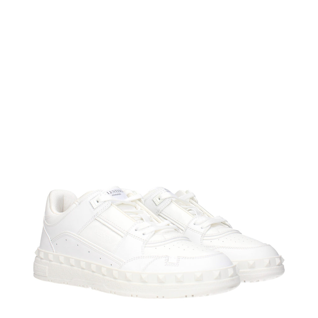 Valentino Garavani Weiße Leder-Sneaker