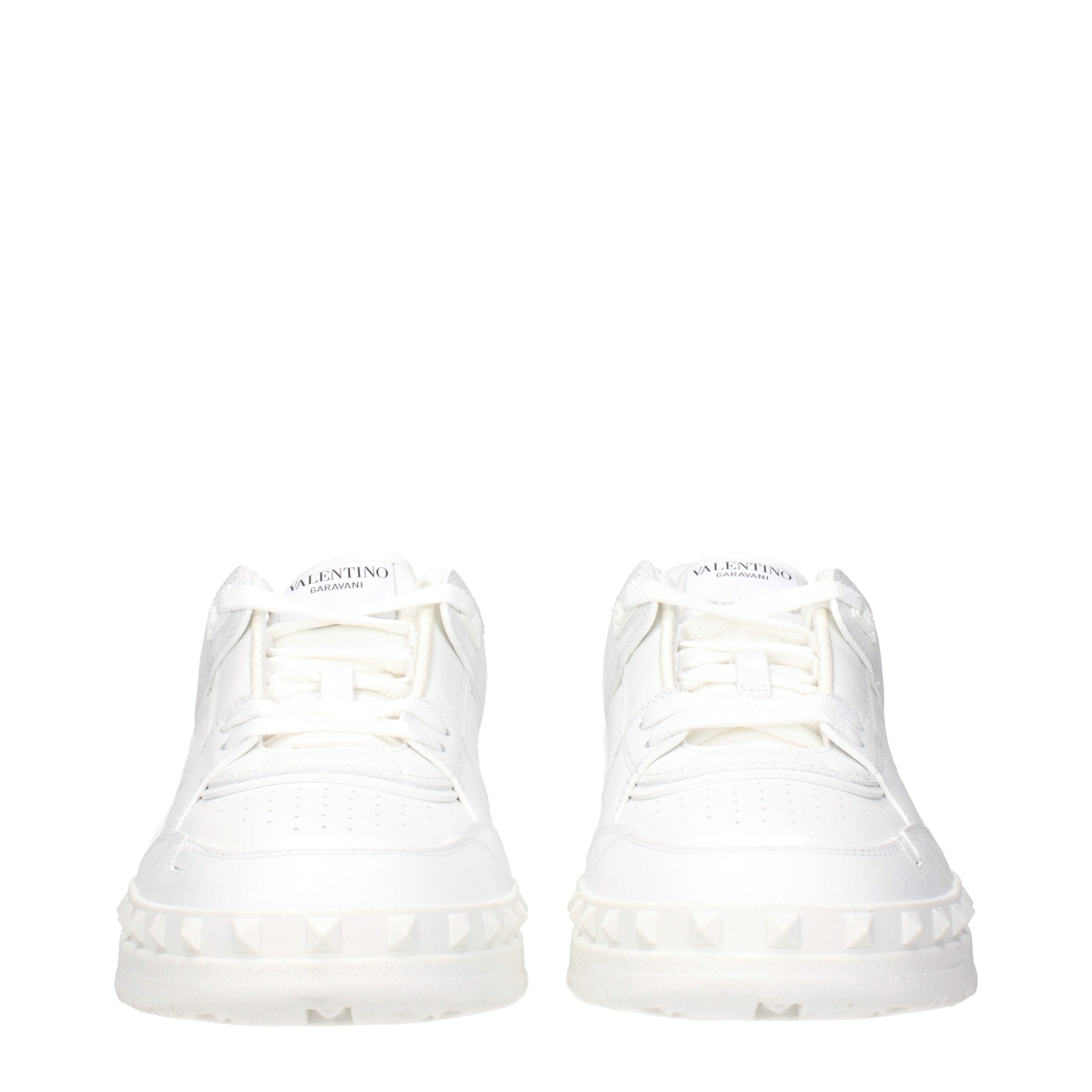 Valentino Garavani Weiße Leder-Sneaker