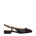Valentino Garavani Schwarze Ballerinas aus Leder