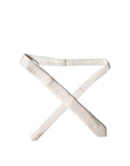 Dolce & Gabbana Off White DG Stickerei Seiden Krawatte für Herren, verstellbar