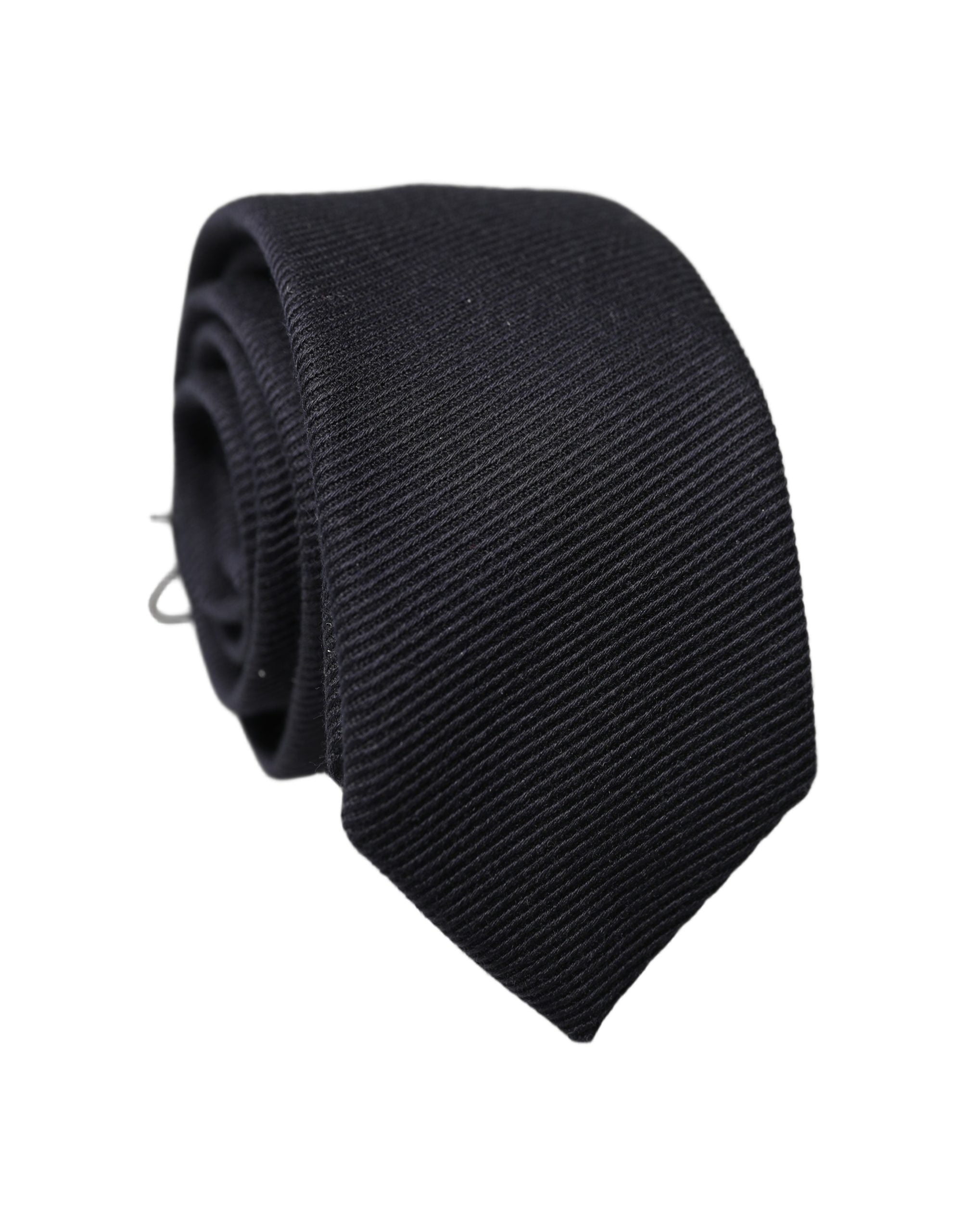 Dolce & Gabbana Schwarze Seidenkrawatte für Herren, 100% Seide, verstellbar