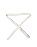 Dolce & Gabbana Off White Uni 100% Seide Verstellbare Herren Krawatte