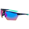 Nike Sonnenbrille mit blauen Einsätzen