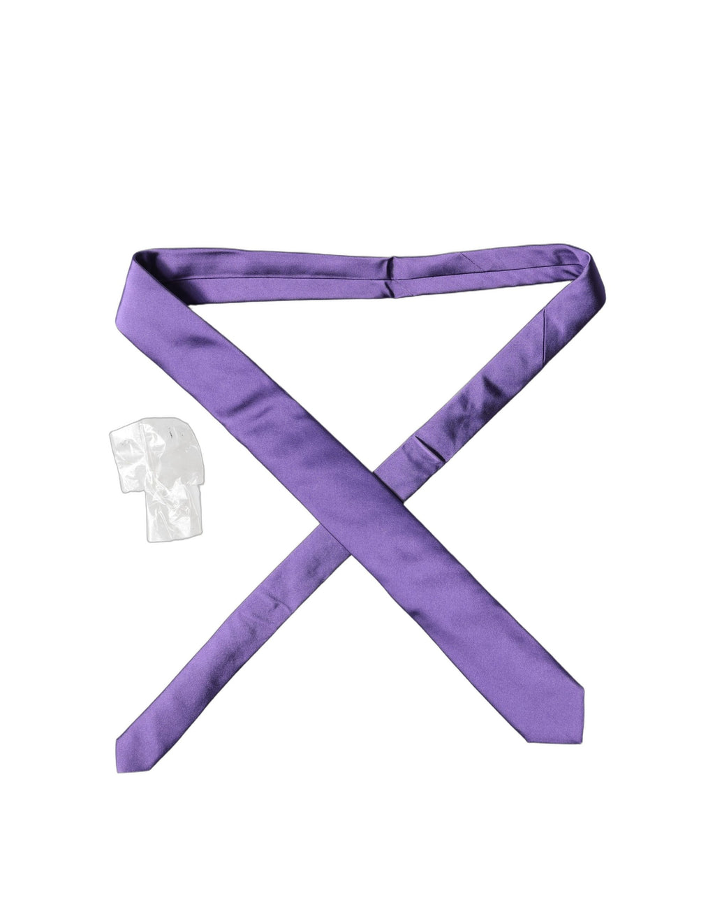 Dolce & Gabbana Violette Seidenkrawatte 100% Seide Verstellbar Herren Krawatte