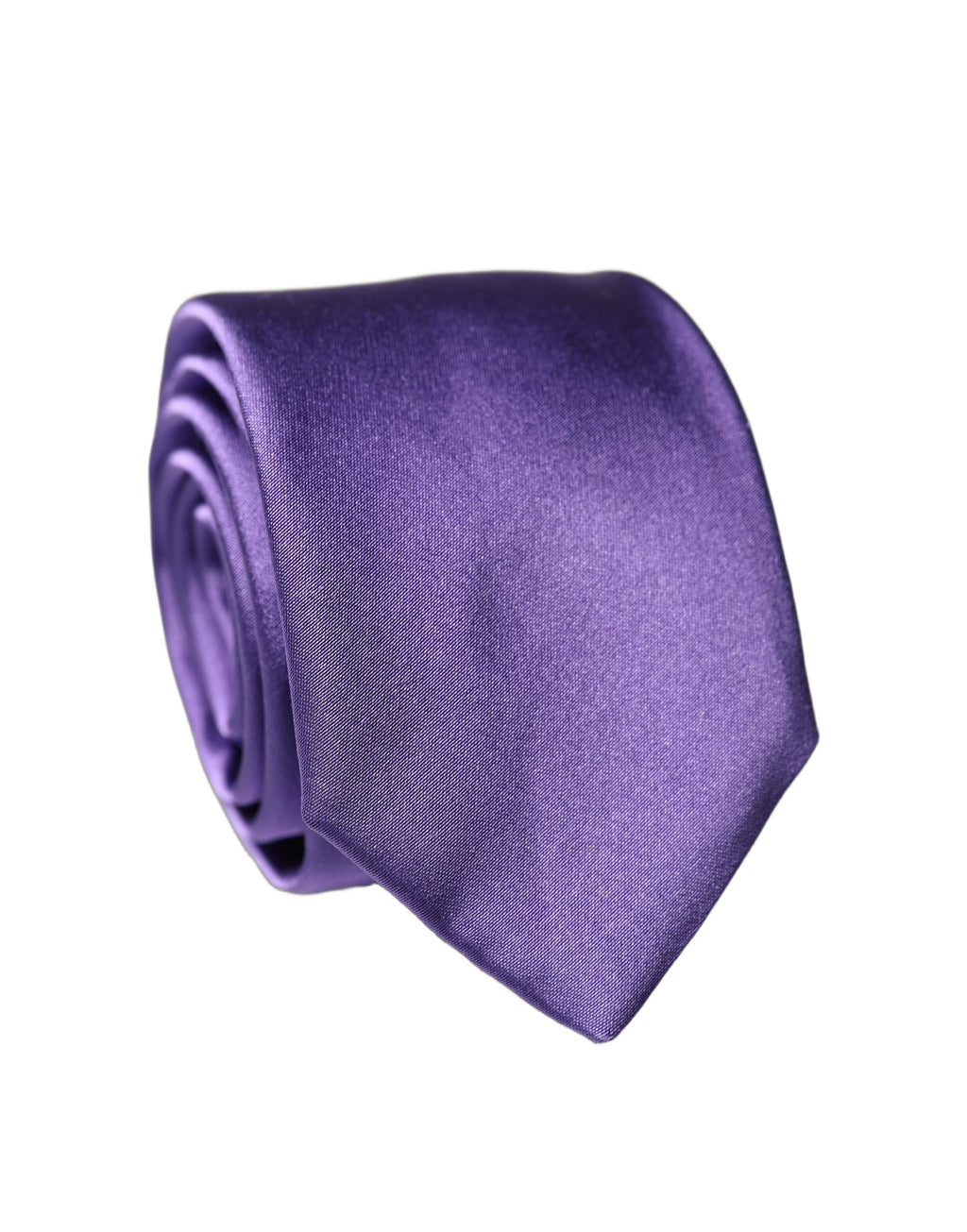 Dolce & Gabbana Violette Seidenkrawatte 100% Seide Verstellbar Herren Krawatte