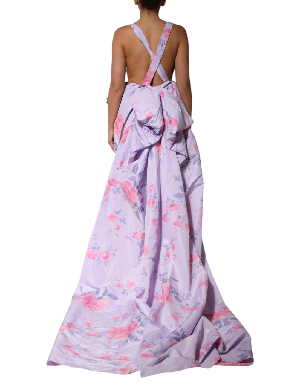 Philosophy di Lorenzo Serafini Maxikleid Multicolor Floral Runway