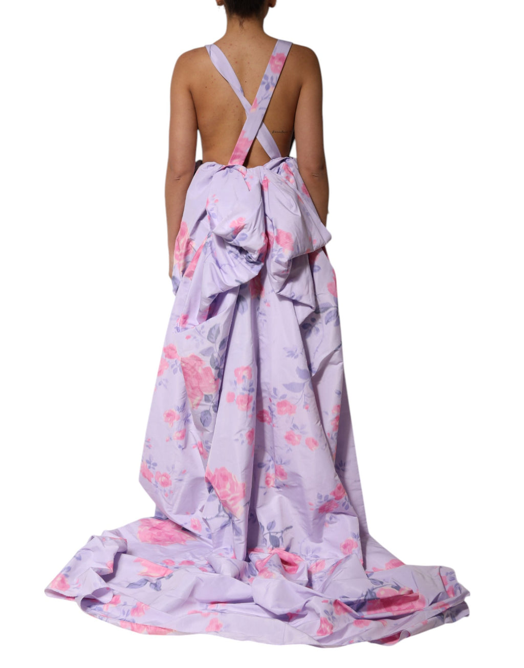 Philosophy di Lorenzo Serafini Maxikleid Multicolor Floral Runway