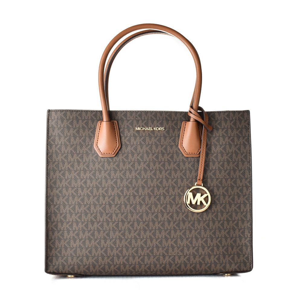 Michael Kors Braune Leder Schultertasche